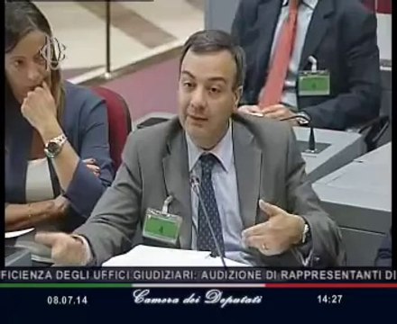 Roma - Audizioni sul decreto per la semplificazione - Unioncamere e Confprofessioni (08.07.14)