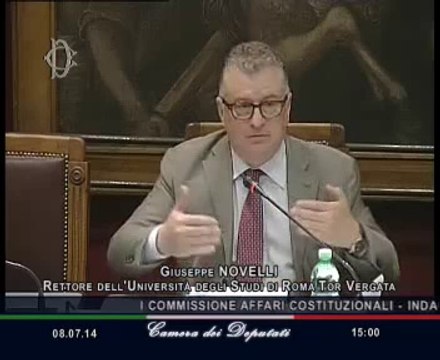 Roma - Audizioni sul decreto per la semplificazione - Rettori delle Università (08.07.14)