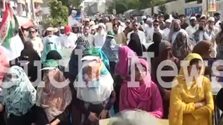 Minhaj Ul Quran Protest in Mirpur ajk