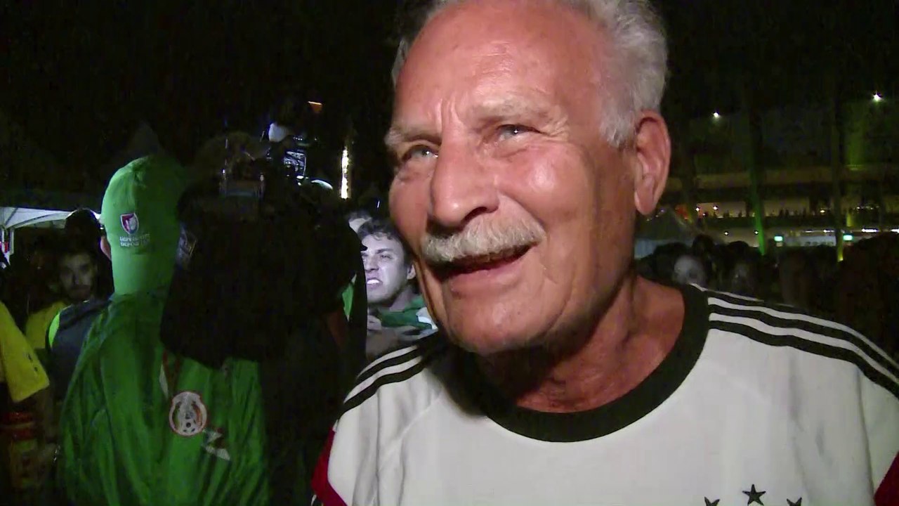 Les supporteurs allemands "tristes pour les Brésiliens"