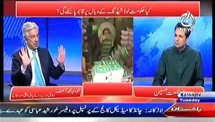 Khawaja Asif Special Interview in Live With Talat (8th July 2014)