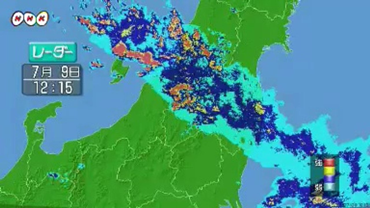 20140709今夜遅くまで土砂災害に警戒　福島