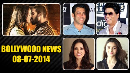 Bollywood News | Shraddha Kapoor PASSIONATELY KISSES Shahid Kapoor | MUST WATCH | 08th July 2014