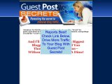 Discount on Drive More Traffic To Your Blog With Guest Post Secrets!