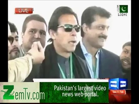 After 35 punctures Tube must be changed - Imran Khan Talks outside