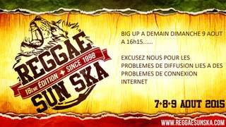 LIVE Reggae Sun Ska Festival 2015 - 18ème Edition