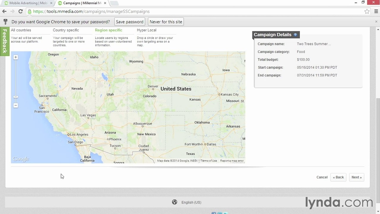 Setting up a mobile display ad campaign