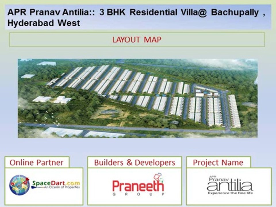 APR Pranav Antilia by Praneeth Group at Bachupally , Hyderabad West.