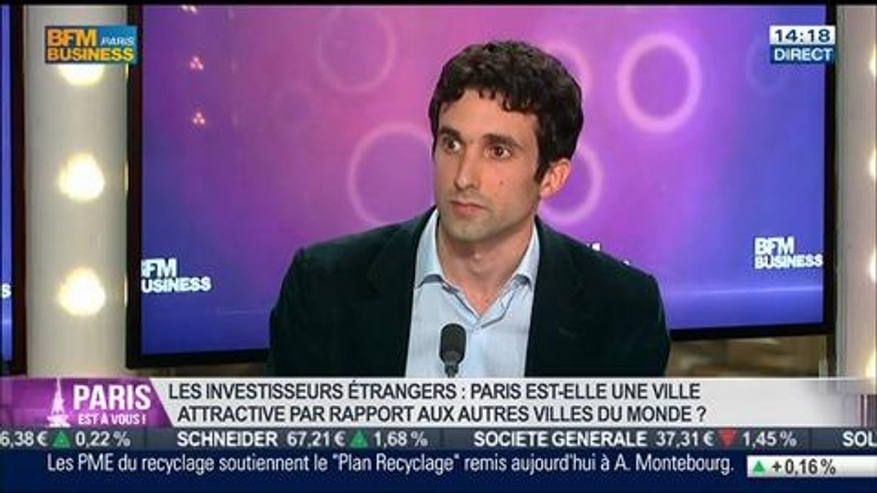 La tendance du moment: Les investisseurs étrangers: Paris est-t-elle une ville attractive par rapport aux autres villes du monde ?, dans Paris est à vous - 09/07