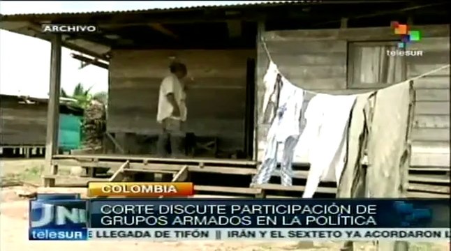 Colombia: Corte estudia si permite a guerrillas participar en política