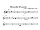 Beautiful Dreamer DIGITAL SHEET MUSIC Piano Organ & Keyboard KINDLE BOOK 2