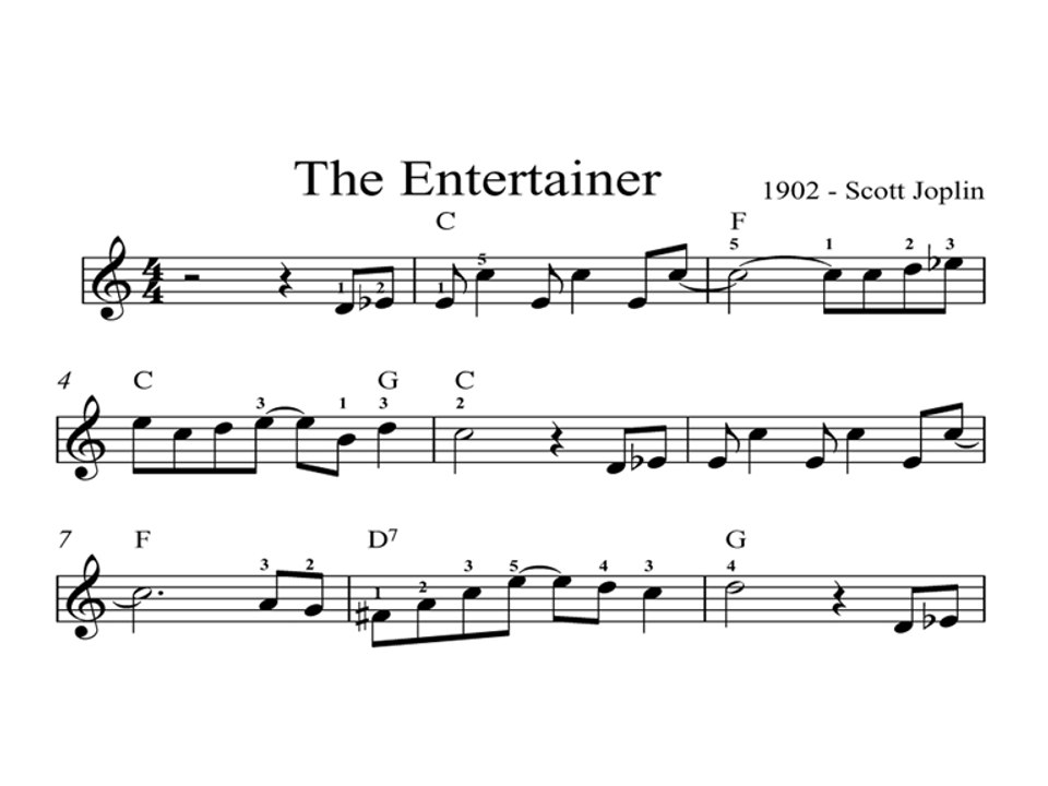The Entertainer DIGITAL SHEET MUSIC Piano Organ & Keyboard: Book 2