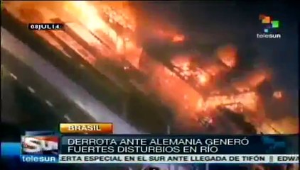 Descargar video: Pretextan vándalos derrota futbolística y causan destrozos en Brasil