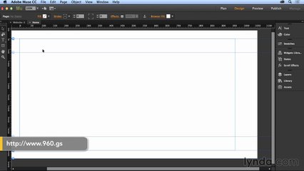 Up and Running with Muse with James Fritz Creating a new site