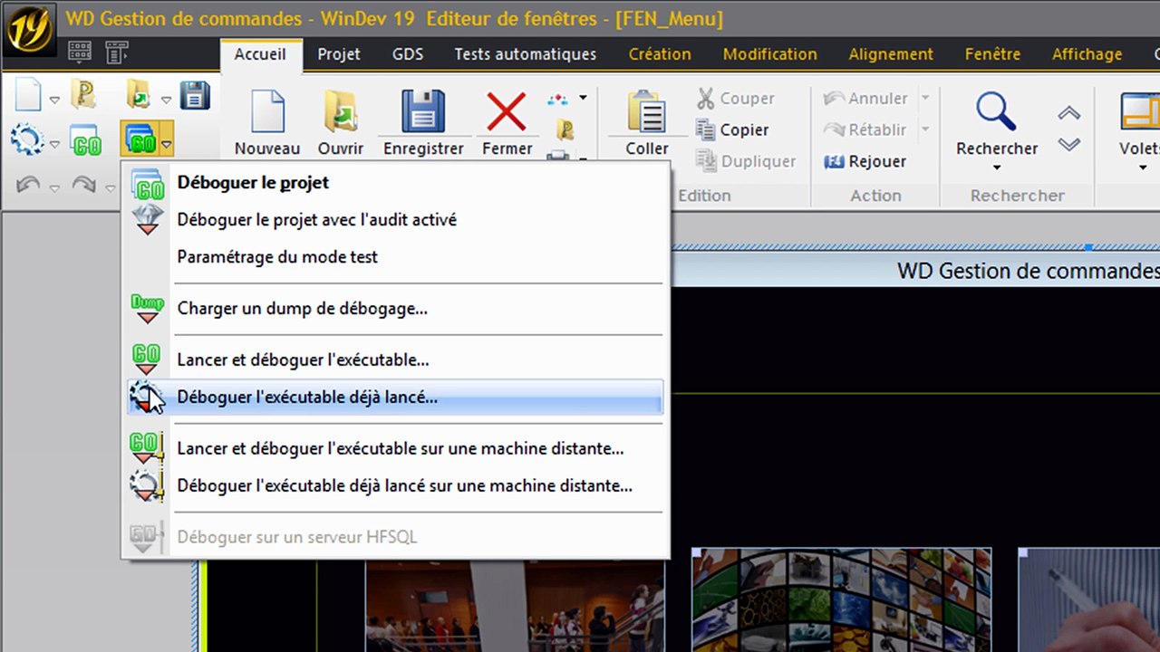 Le débogueur de WINDEV
