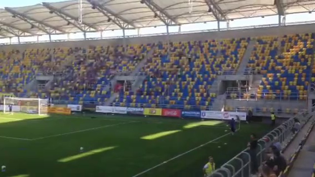 Το γήπεδο της Άρκα πριν από το ματς