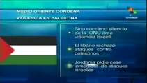 Pide Medio Oriente a Israel que cese de atacar Palestina