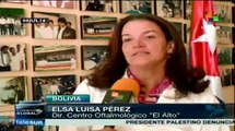 Invidentes de Bolivia son atendidos por médicos de la Misión Milagro