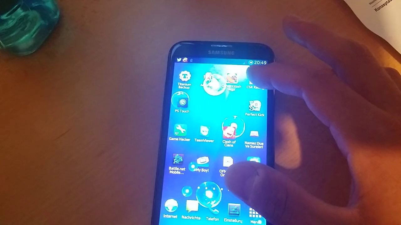 Samsung Galaxy Note 2 N7000 Funktions Test CSR Racing