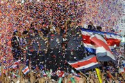Costa Rica é recebida com festa, após campanha histórica no Mundial