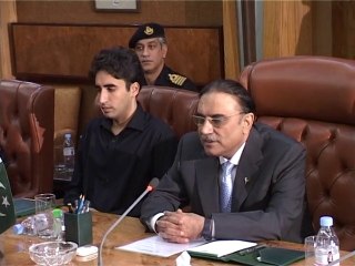 Delegation level meeting between Pakistani  Palestanian President