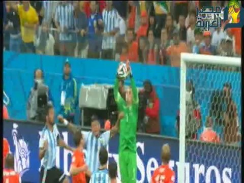 ملخص الشوط الأول الأرجنتين وهولندا