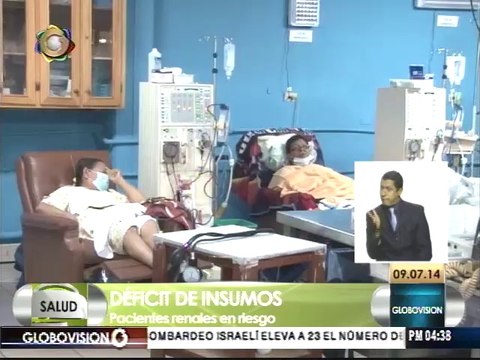 200 pacientes afectados por deuda del Ivss con unidad de diálisis