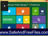 Get Paragon Partition Manager Professional (32-bit) 14.0 Activation Key Free Download