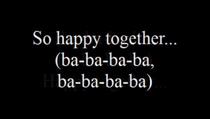 The Turtles Happy Together with Lyrics