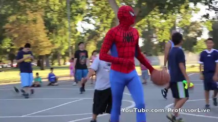 Örümcek adam basketbol oynuyor | http://www.basketbolbilgi.com