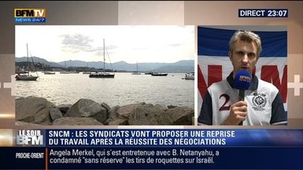 Le Soir BFM: SNCM: Rien n'est reglé pour l'avenir de la compagnie et de ses salariés, estime Frédéric Apozzo - 09/07 4/6
