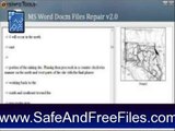Get MS Word DOCM Files Repair 2.0 Activation Code Free Download