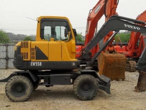 Volvo EW55B Compact Wheel Excavator Service Repair Manual INSTANT DOWNLOAD