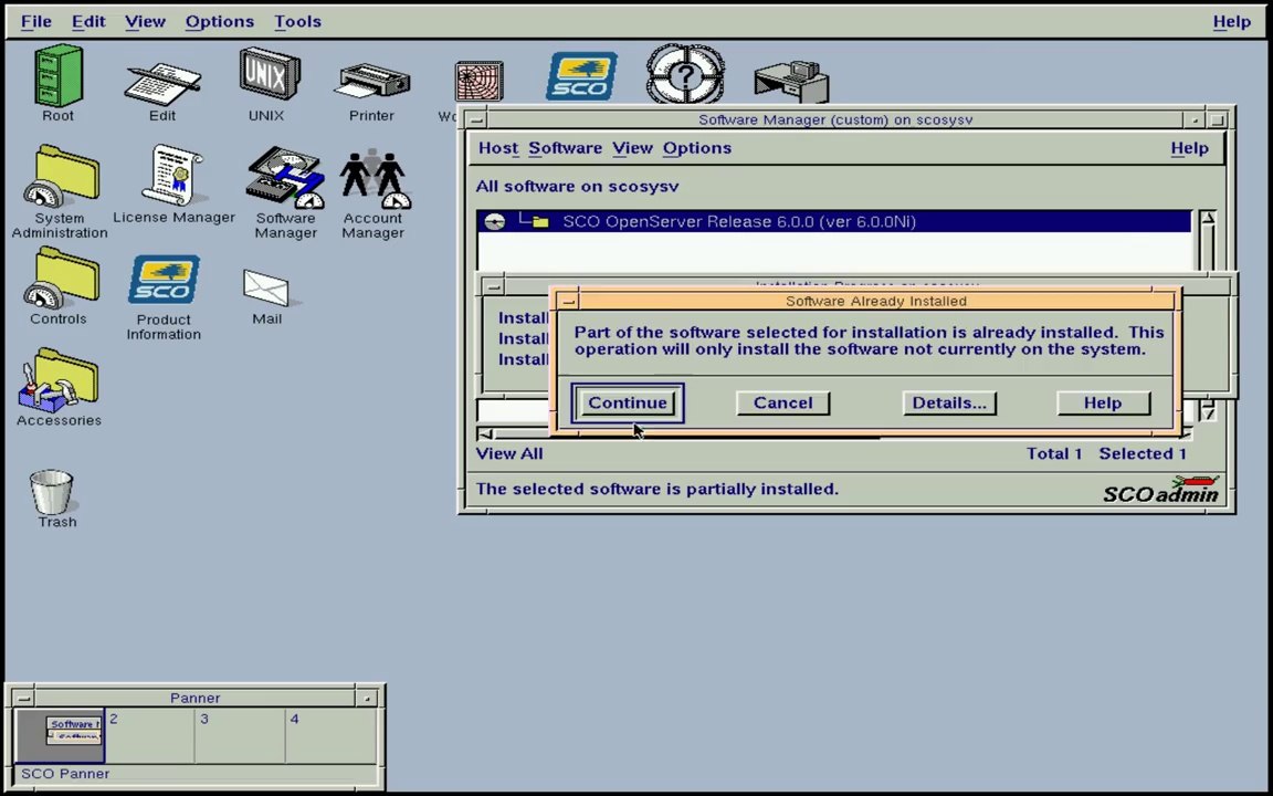 Open Server SCO UNIX on FreeBSD 10 - VirtualBox Demoing IXI X.Desktop