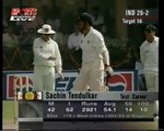 Sachin Tendulkar 1st time facing Glenn McGrath in test cricket(1)