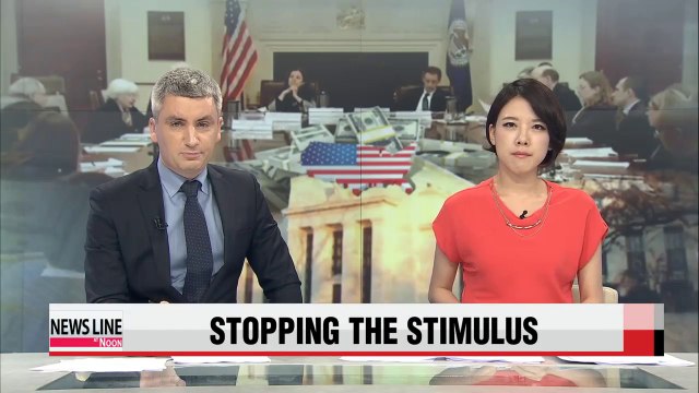 U.S. Fed sets October as end of bond buying program