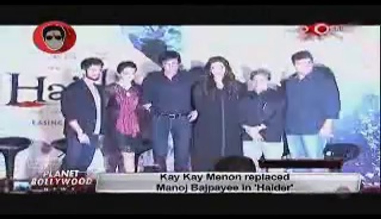 Kay Kay Menon Replaced Manoj Bajpayee In 'Haider' 10th July  2014