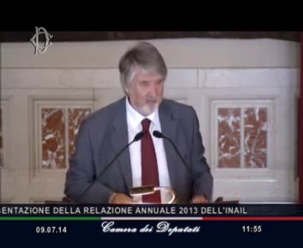 Roma - Presentazione relazione annuale Inail (09.07.14)