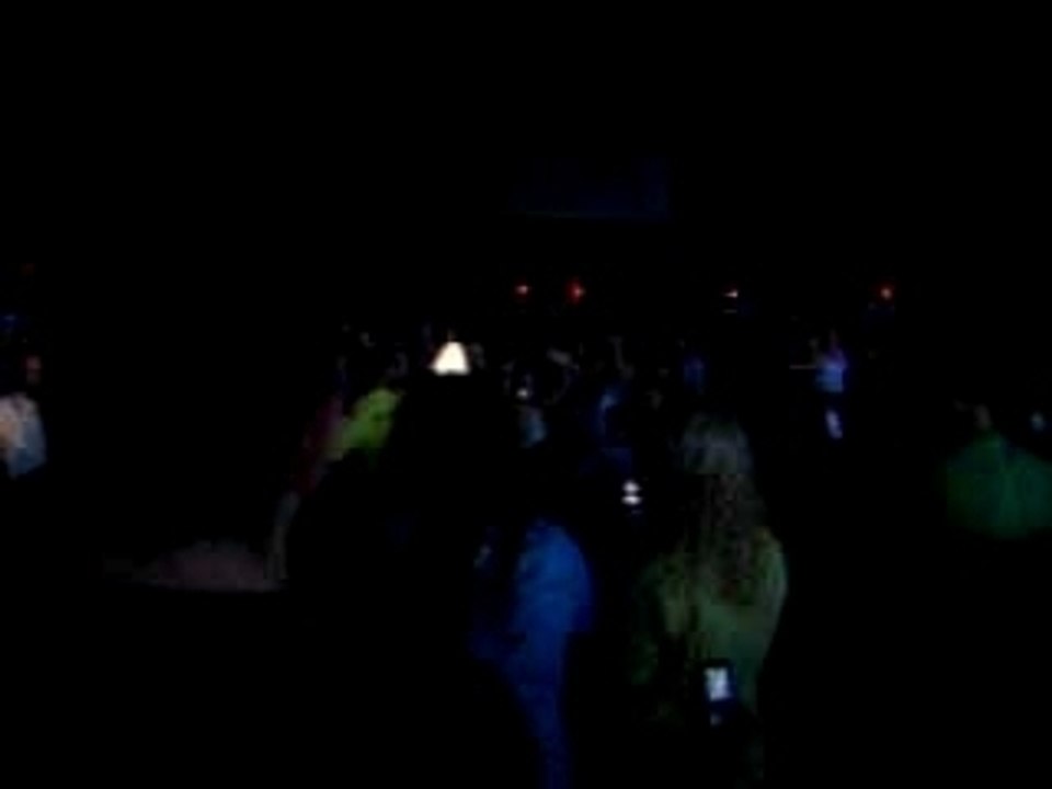 tom walking by where i was sitting