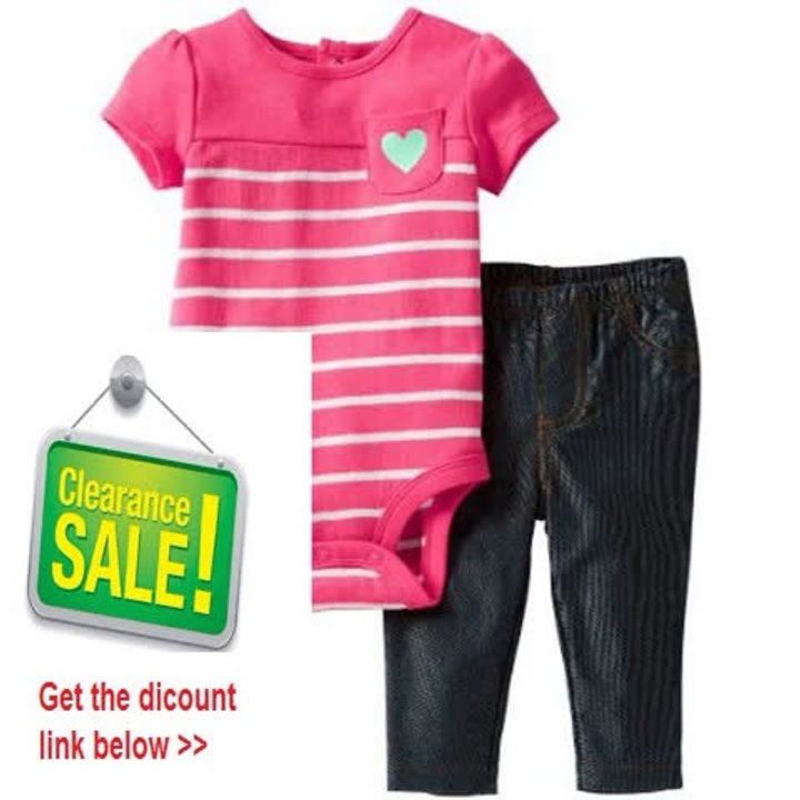 Cheap Deals Carter's Baby Girls' 2 Piece Bodysuit and Jeggings (Baby) Review