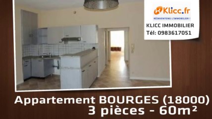 A vendre - appartement - BOURGES (18000) - 3 pièces - 60m²