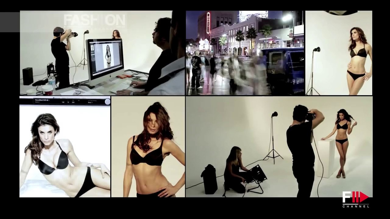 Backstage Shooting "Lormar" 2013 with Elisabetta Canalis by Fashion Channel