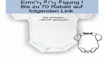 Erm��igung  Body Baby mit Druck NUR SCHAUEN - NICHT ANFASSEN / kurz-und langarm / Gr. 50 - 104 Rezension