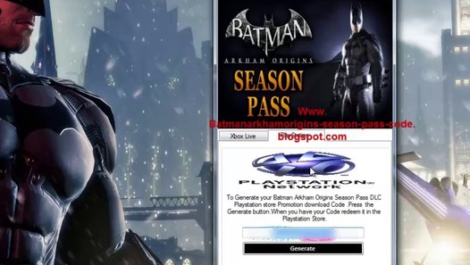 Get Free Batman Arkham Origins Season Pass Keys - Xbox 360 ...