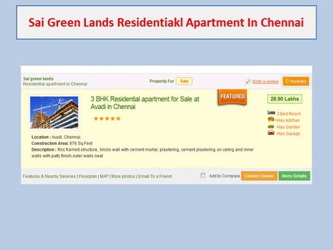 Flats for Sale in Chennai