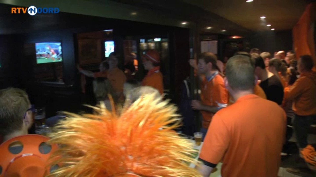 Ook in Bedum is de teleurstelling groot na verlies Oranje - RTV Noord