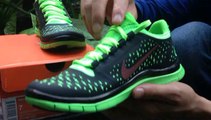 Nike Free 3.0 V4 Women Dark Grey Electric Green Wolf Grey Sale