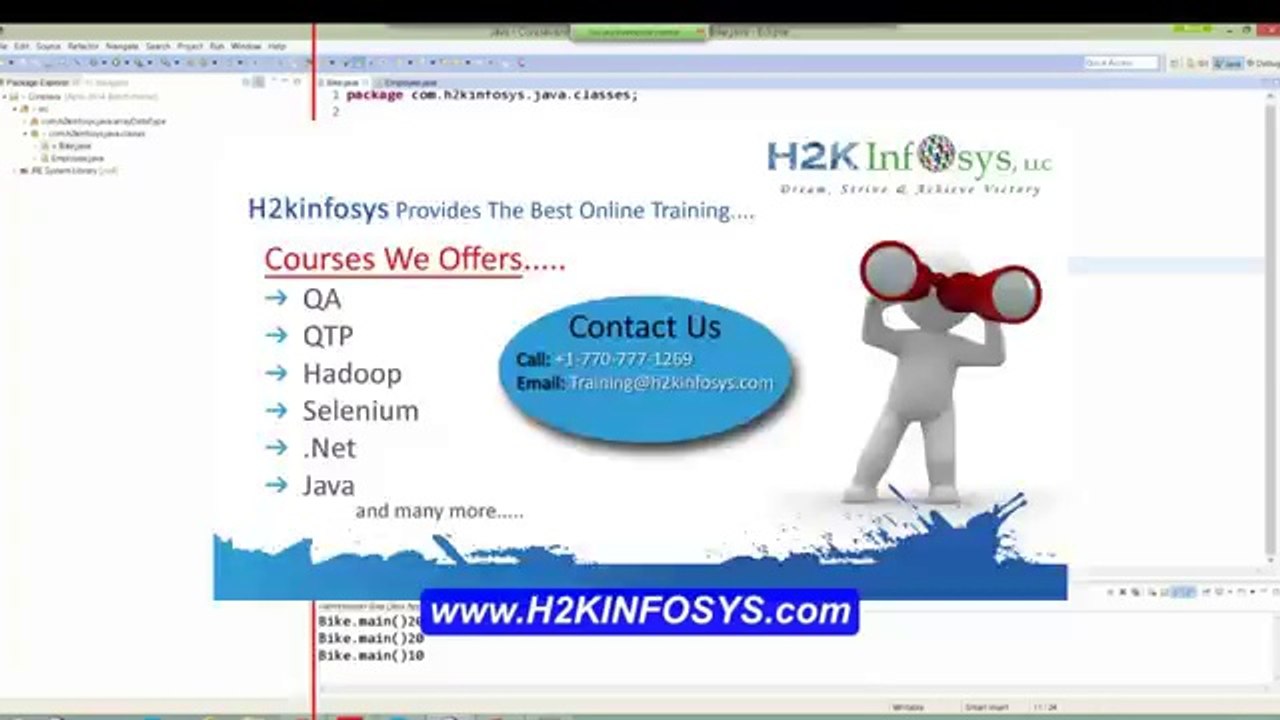 Java Online Training For Beginners - Constructor Overloading Tutorial 5
