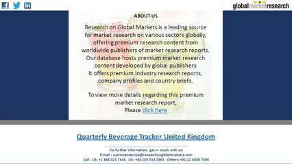 Quarterly Beverage Tracker United Kingdom