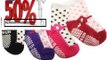 Cheap Deals Mary Jane Polka Dots Non-Skid Baby Socks 1T-3T, set of 4 Review